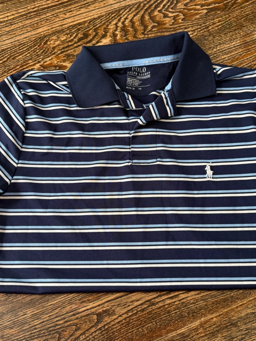 Polo by Ralph Lauren Boy’s Navy Striped Polo Shirt